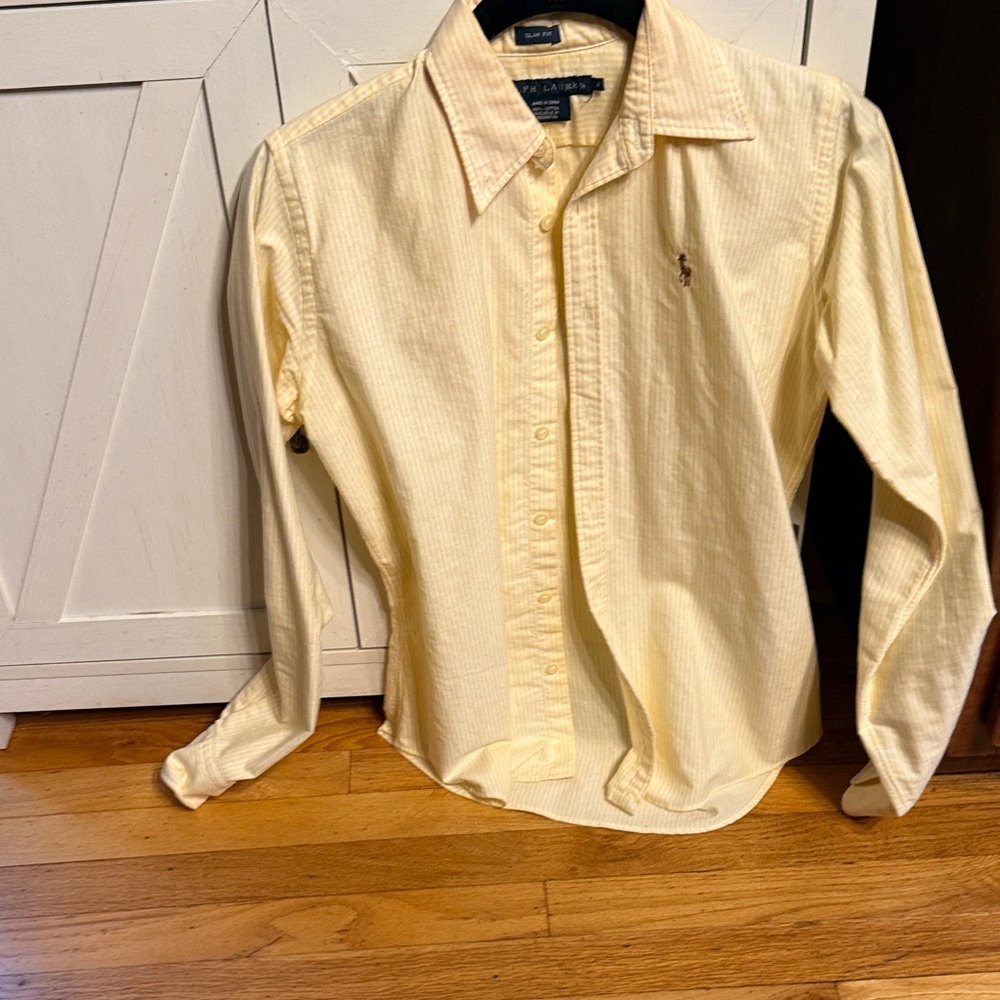 Polo by Ralph Lauren Light Yellow Casual Shirt
